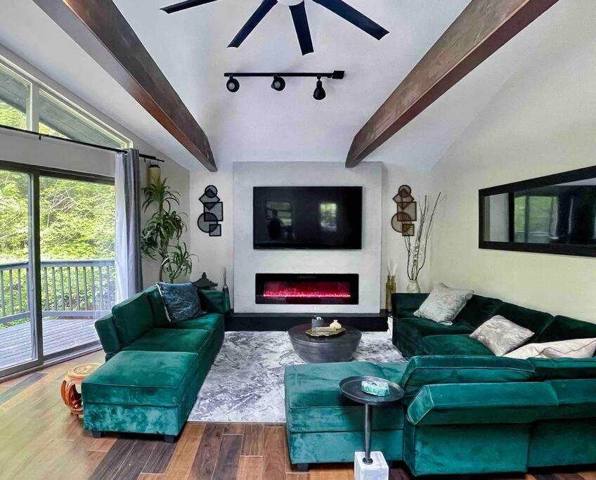 Zen Spa Oasis Retreat Sauna/Hotub/Firepit/Fun/Gameroom Blakeslee Luaran gambar