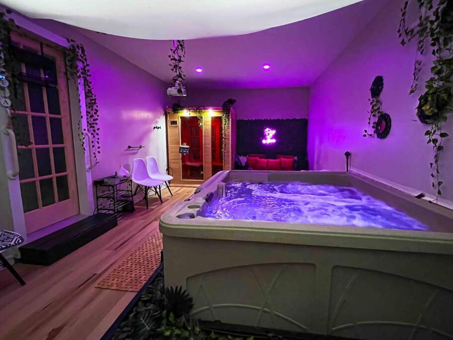 Zen Spa Oasis Retreat Sauna/Hotub/Firepit/Fun/Gameroom Blakeslee Luaran gambar